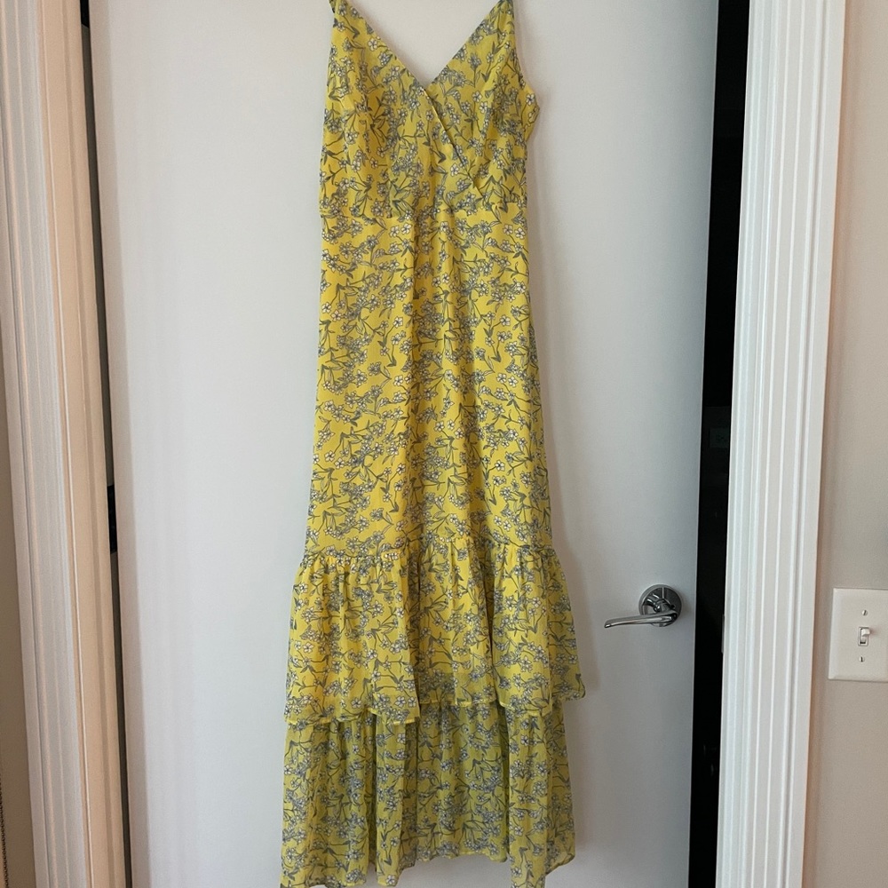 Banana Republic yellow Floral Maxi
